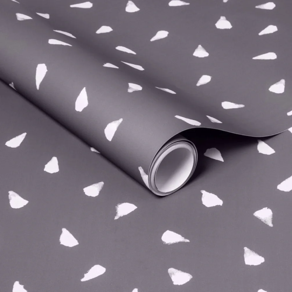 NEW Opalhouse Peel & Stick Wallpaper - Grey & White - Scattered Seeds Pattern